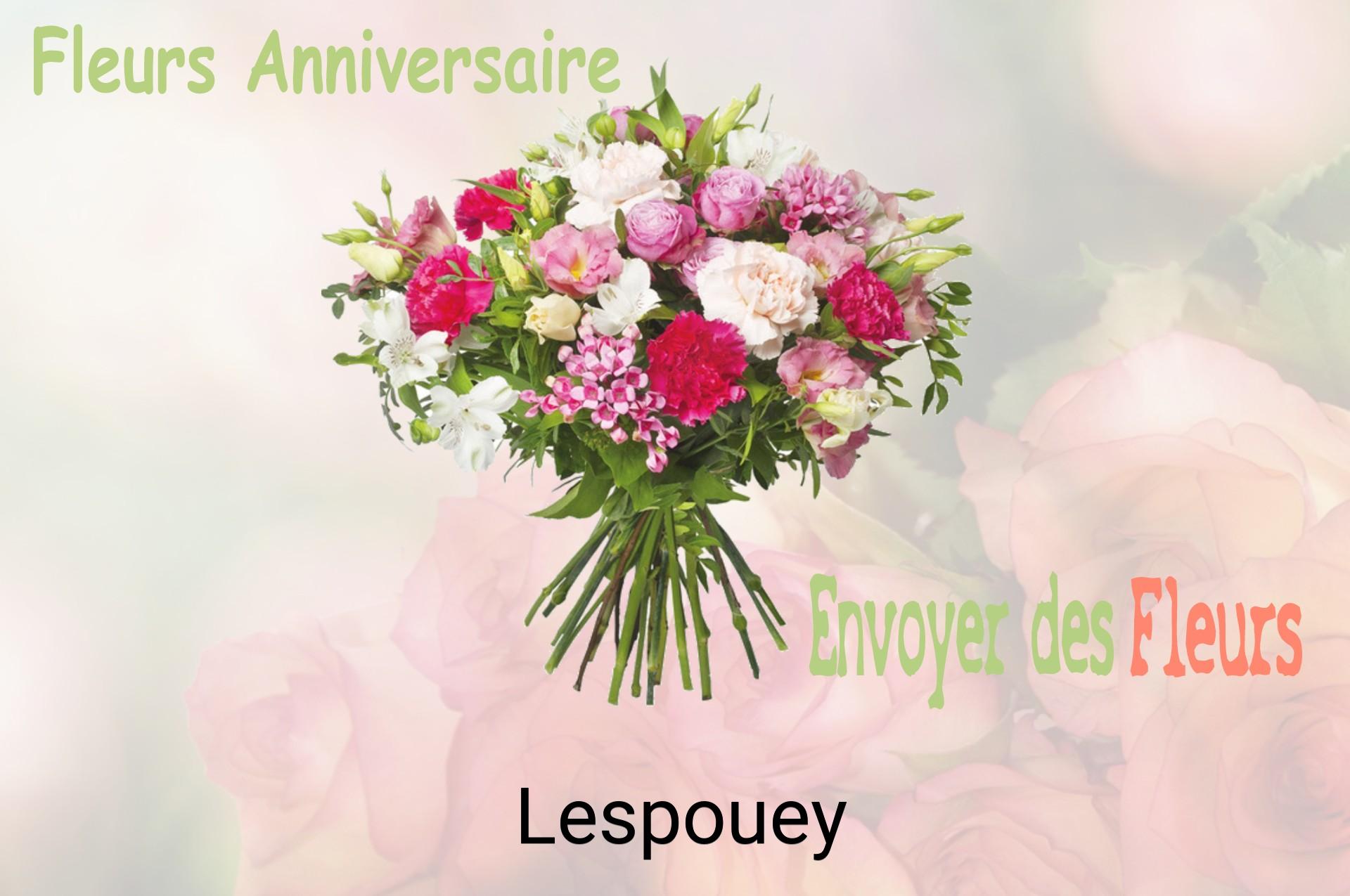 Bouquet de fleurs d’anniversaire livré à Lespouey